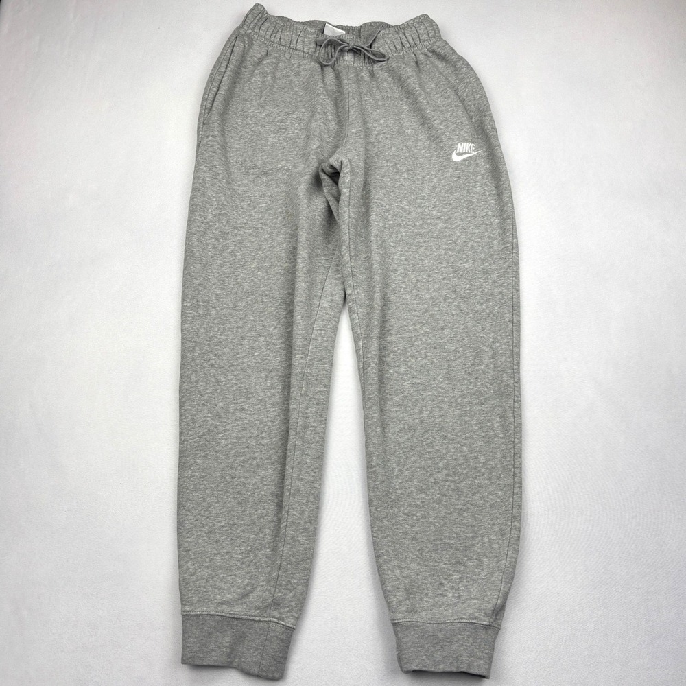 Nike Pants Womens XS Gray Club Fleece Tapered Joggers Sweatpants DQ5191 063